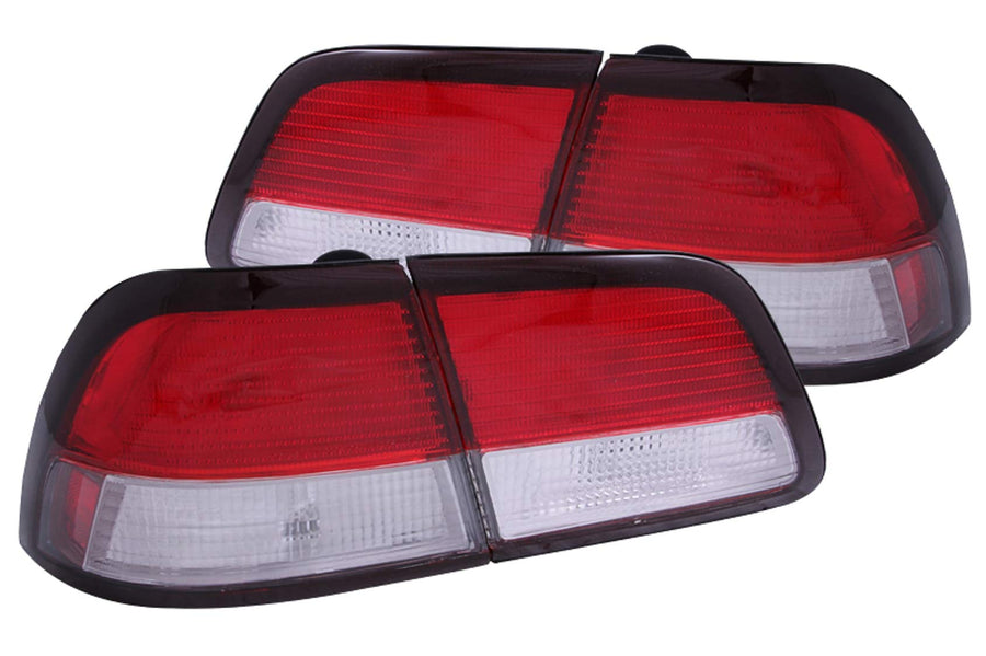 Nissan Maxima Anzo USA 221136 Red/Clear-4 Pc. Tail Light Assembly - (Sold in Pairs)