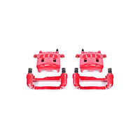 Power Stop S2682 Front Pair of High-Temp Red Powder Coated Calipers
