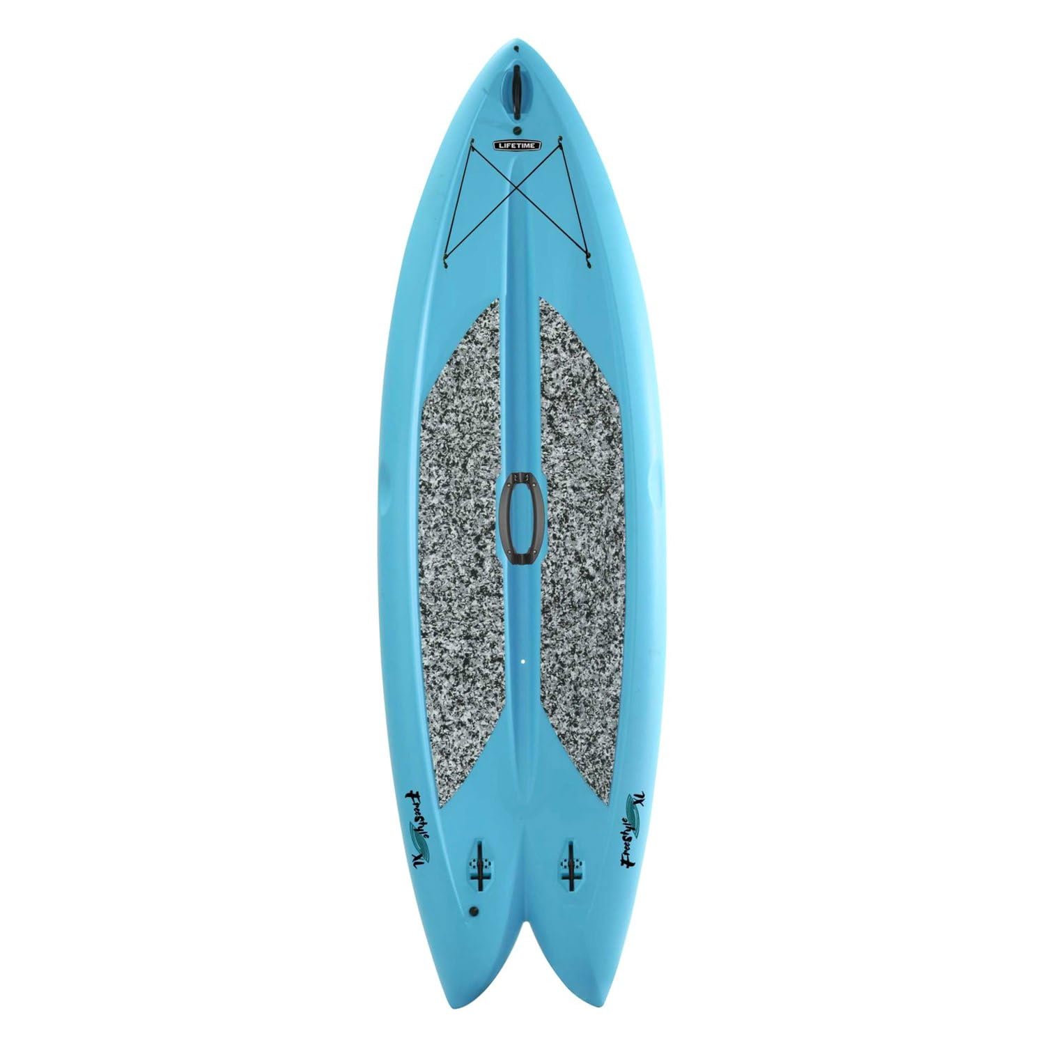 Freestyle Lifetime Hard Shell Paddleboard with Paddle, 9'8"/X-Large, Glacier Blue