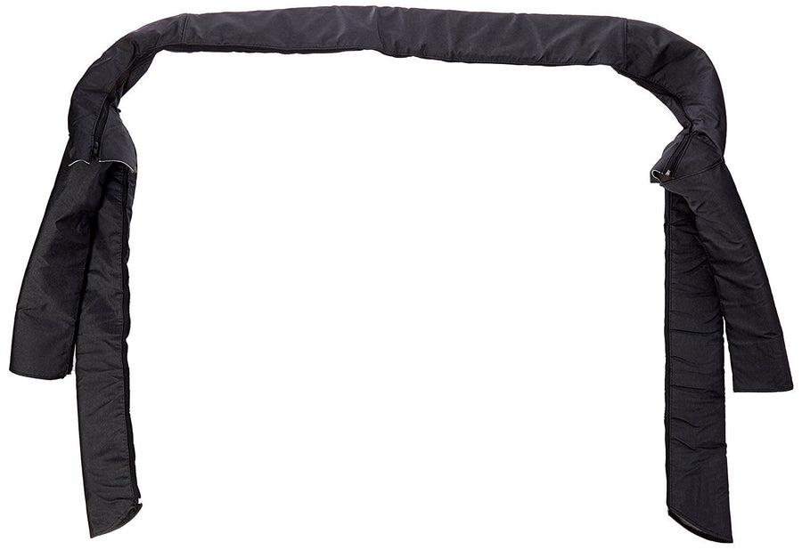Roll Bar Cover Kit Rugged Ridge 13610.15, Full, Black Denim; 78-91 Jeep CJ/Wrangler YJ