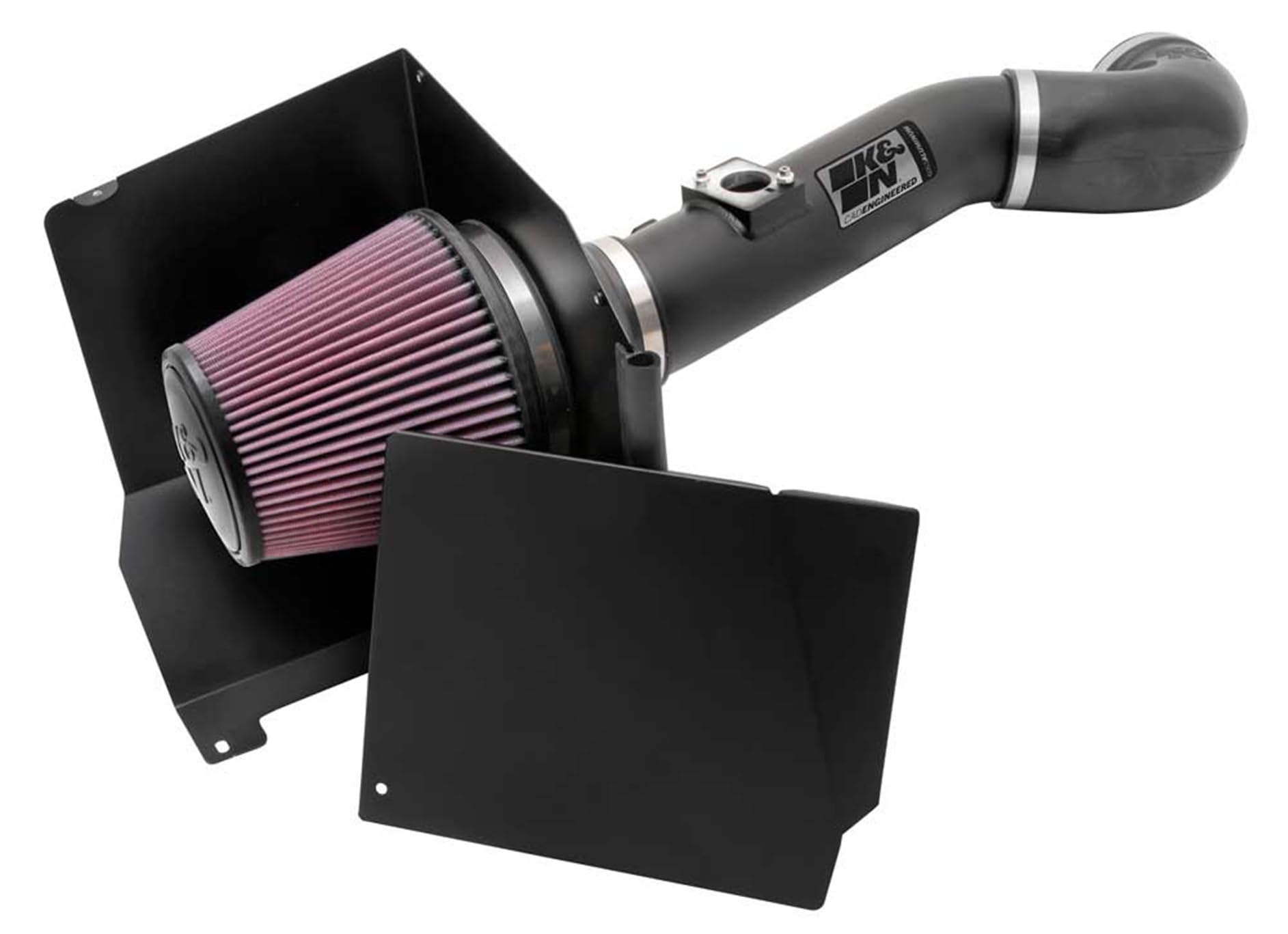 Cold Air Intake System K&N: High-Flow Air Filter, Increase Performance & Towing: Compatible with 2011-2013 Chervolet/GMC: 2500, 3500, 77-3076KTK