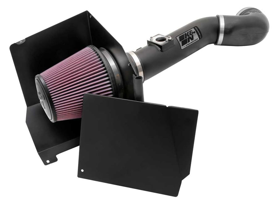Cold Air Intake System K&N: High-Flow Air Filter, Increase Performance & Towing: Compatible with 2011-2013 Chervolet/GMC: 2500, 3500, 77-3076KTK