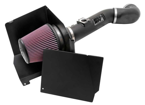 Cold Air Intake System K&N: High-Flow Air Filter, Increase Performance & Towing: Compatible with 2011-2013 Chervolet/GMC: 2500, 3500, 77-3076KTK