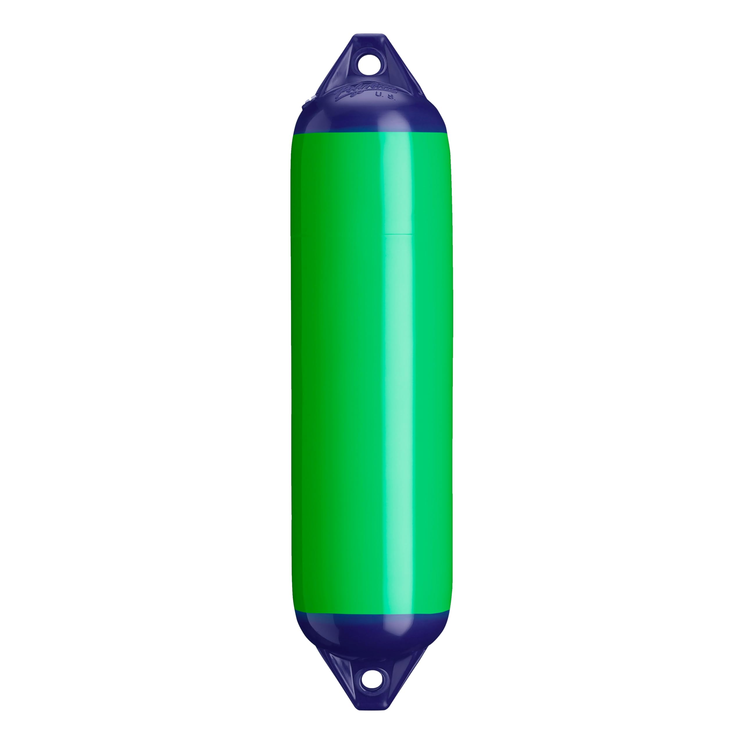 Polyform F-Series Boat Fender Standard F-1 Blue Ropehold - Green