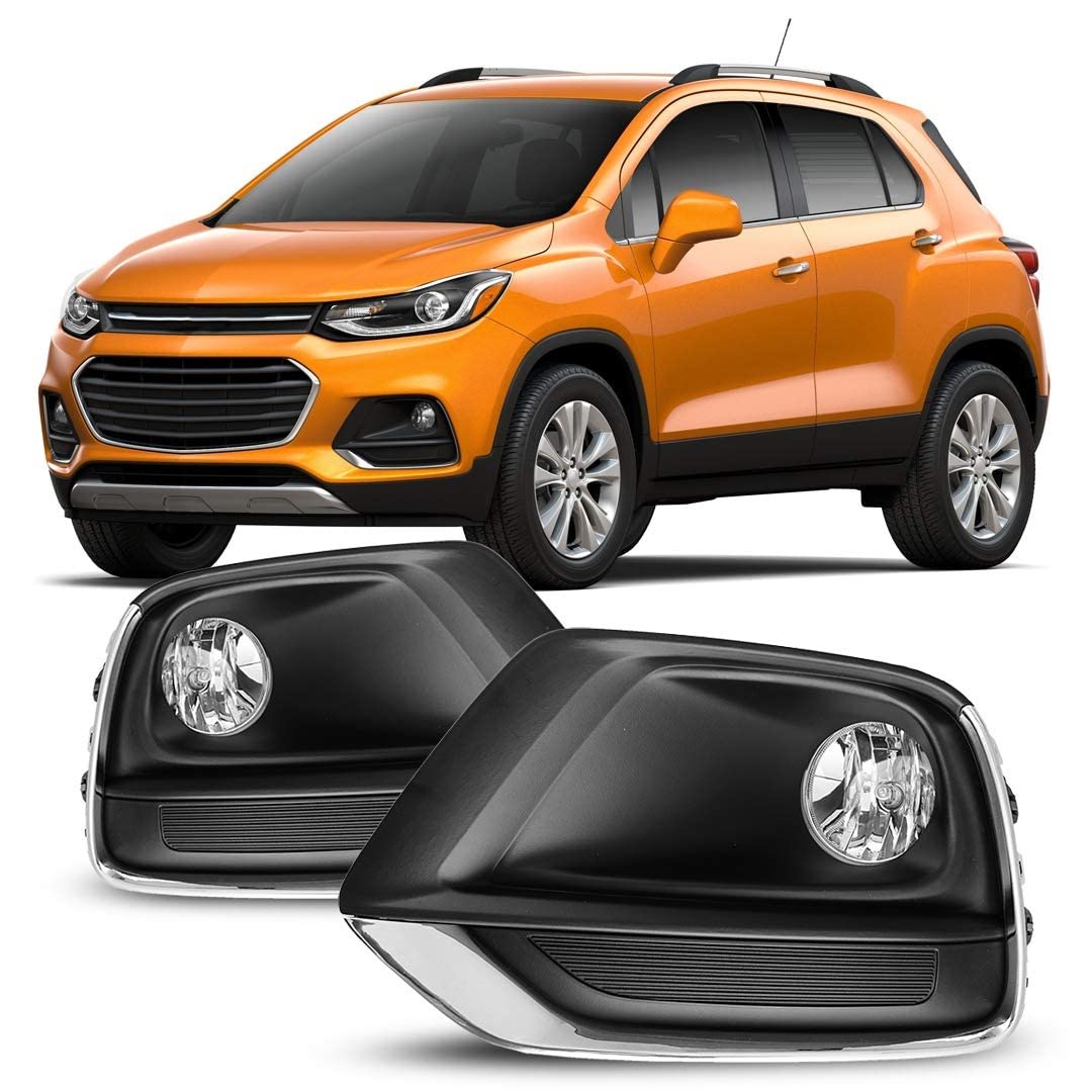 Winjet Driving Fog Lights Compatible with [2017 2018 2019 2020 Chevrolet Trax] + Switch + Wiring Kit