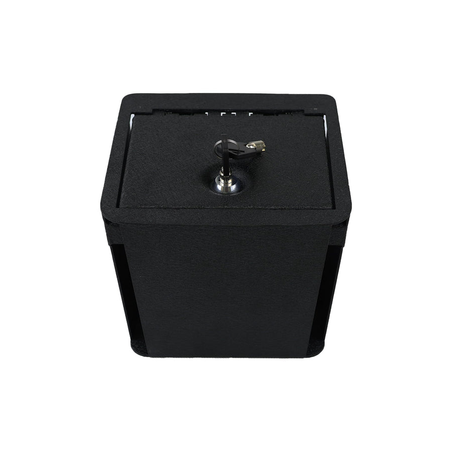 Center Console Safe Black Black Horse Compatible with 2022-2024 Jeep Grand Cherokee | 2022-2024 Jeep Wagoneer-ASJG22
