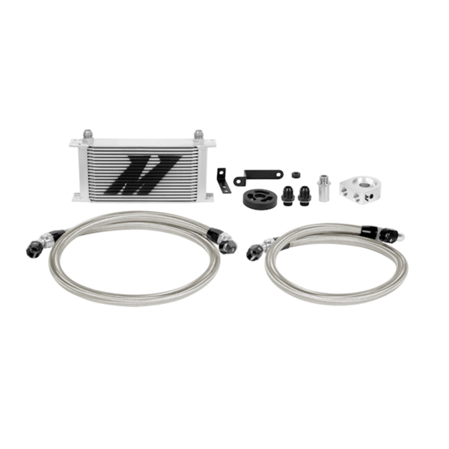 Mishimoto Oil Cooler Kit MMOC-WRX-08 Fits Subaru WRX 2008-2014 Silver