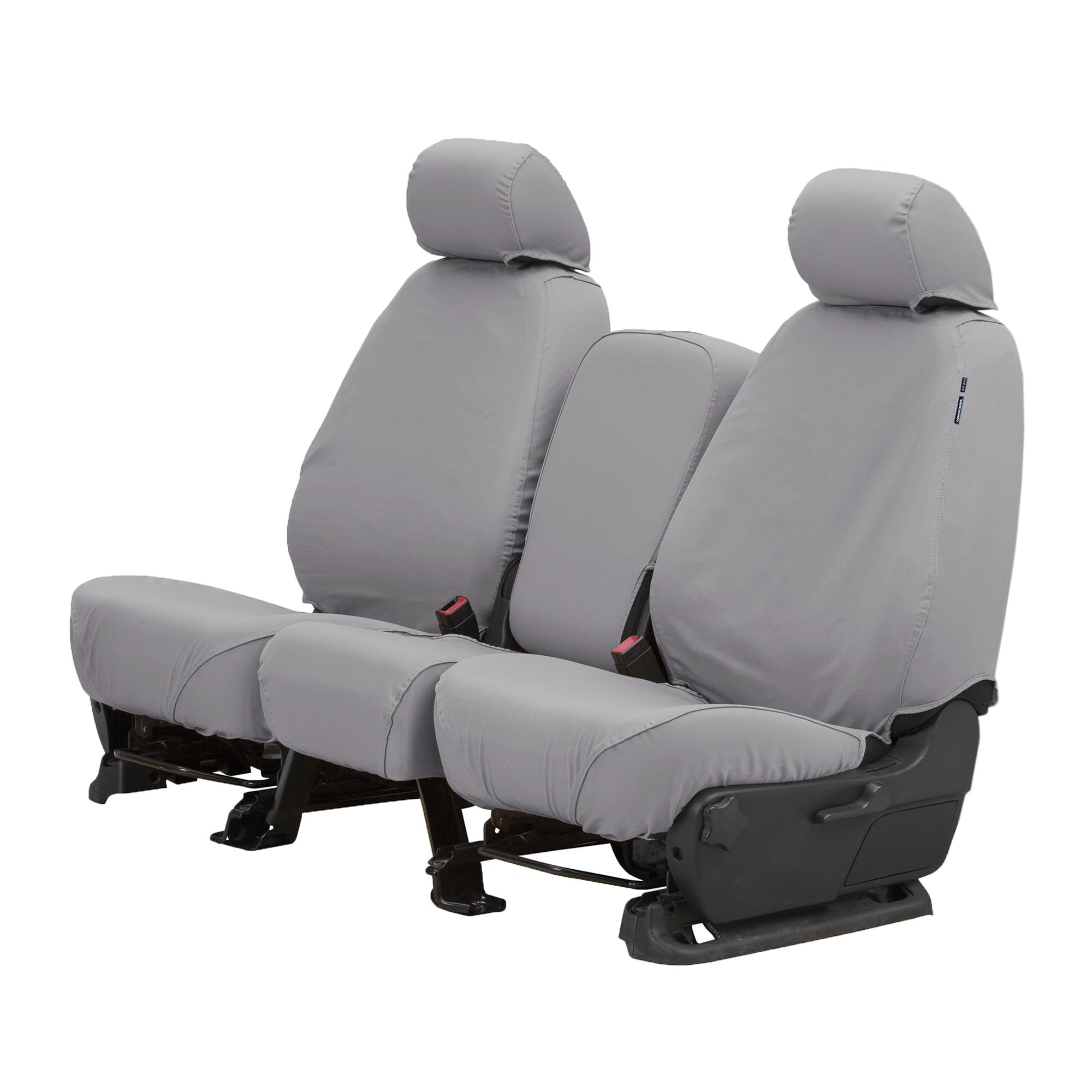 Covercraft Custom Seat Covers Polycotton | Fits 2023-2025 Honda Pilot | 2nd Row 40/20/40 Bench Seat, Grey