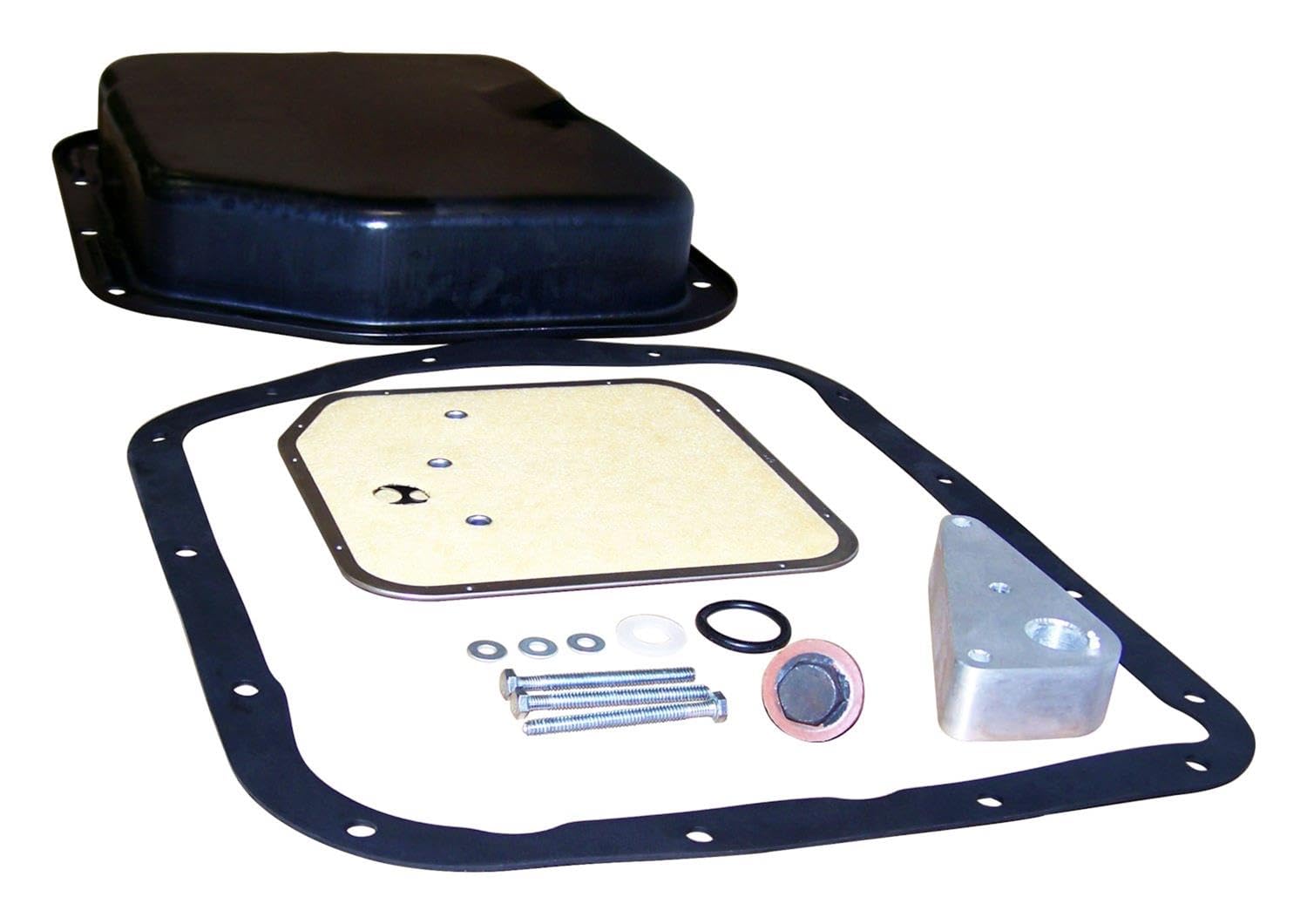 Off-Road Crown Automotive-24001 Deep Transmission Pan Kit - Black