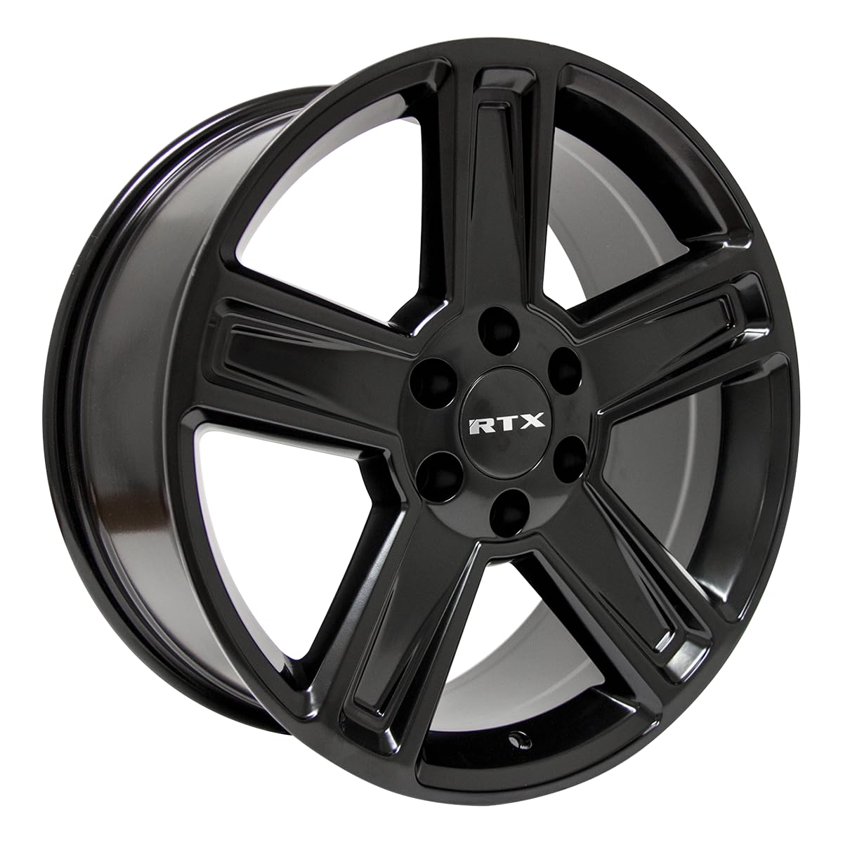 Glacier RTX Custom Wheel - 17x8, 35 Offset, 5x127 Bolt Pattern, 71.5mm Hub - Satin Black Rim