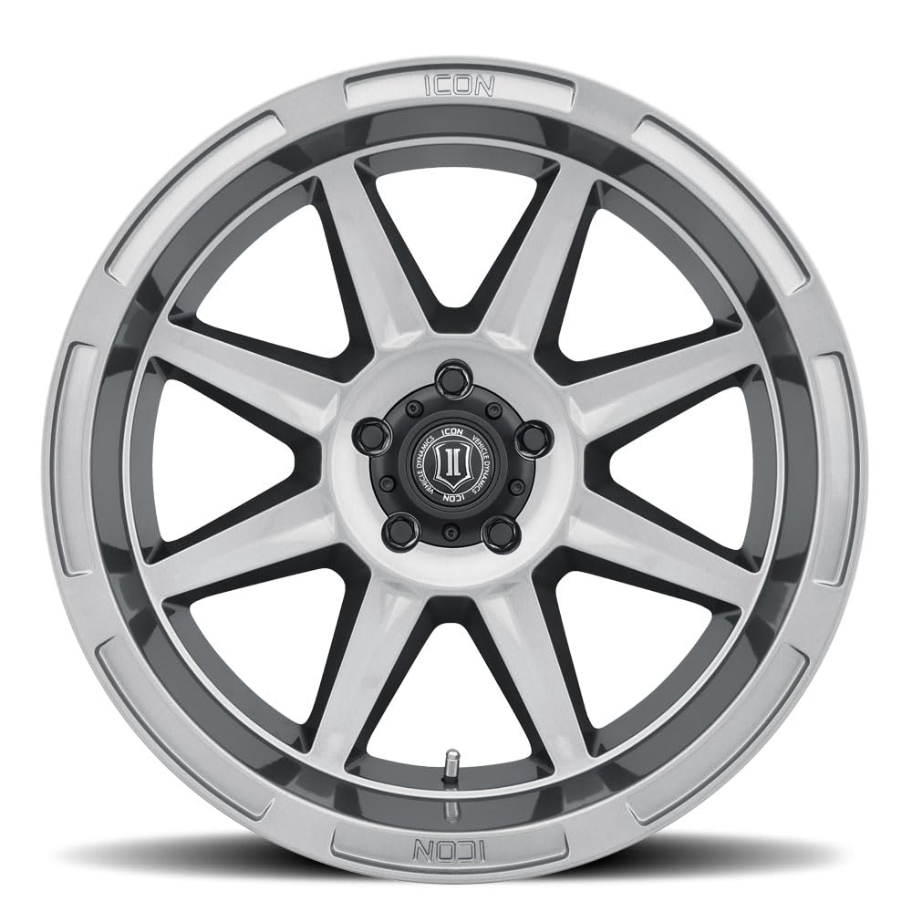 Gun Metal ICON Alloys Bandit, 20 x 10/6 x 5.5, 24mm Offset, 4.5" BS, 6020108345GM