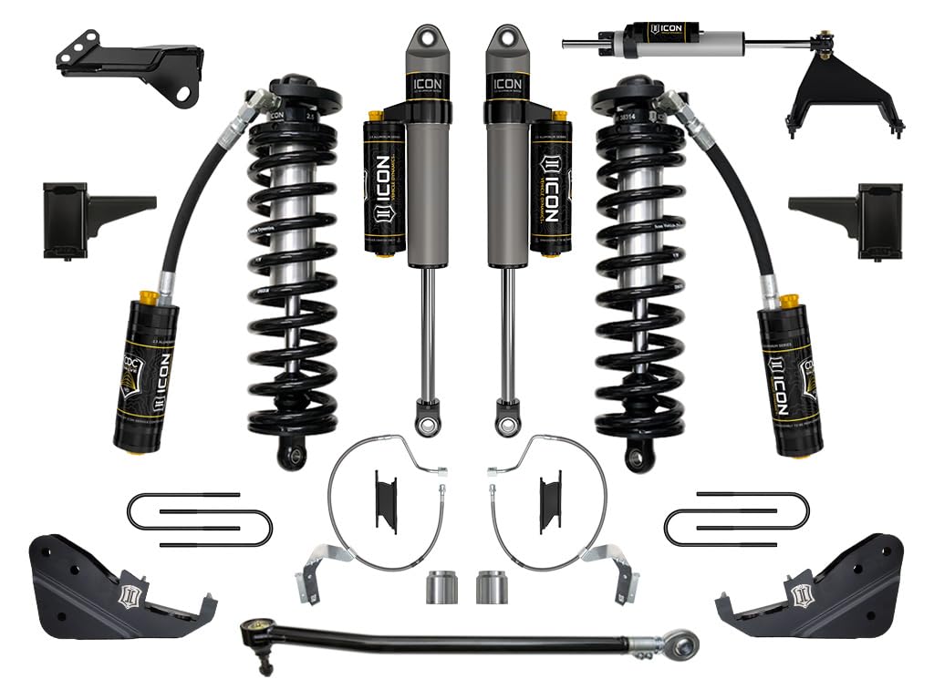 2023-2025 Ford F-250/F-350 Super Duty 4WD ICON, 4-5.5" Lift, Stage 5 Coilover Conversion System