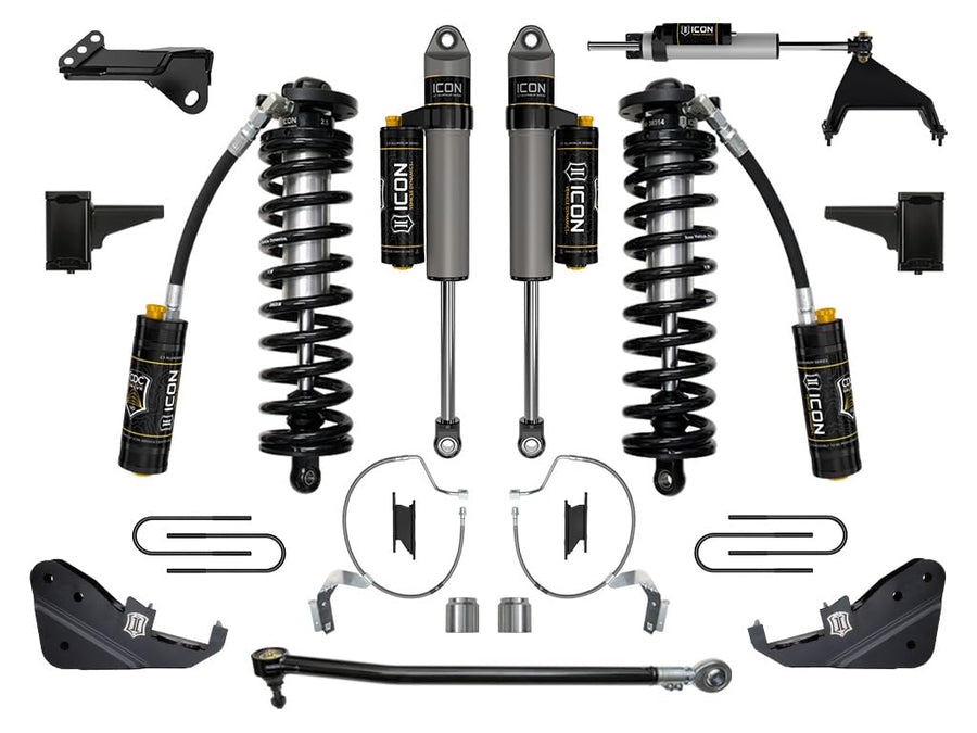 2023-2025 Ford F-250/F-350 Super Duty 4WD ICON, 4-5.5" Lift, Stage 5 Coilover Conversion System