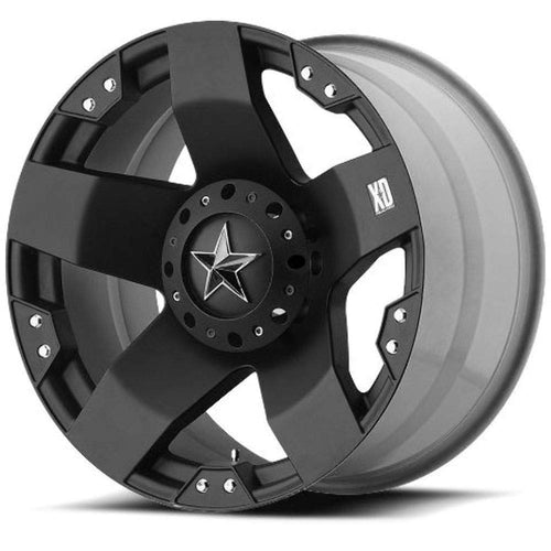 ROCKSTAR XD775 17x8, Bolt Pattern: 5x4.5/5, Offset: 35, MATTE BLACK, set of 1