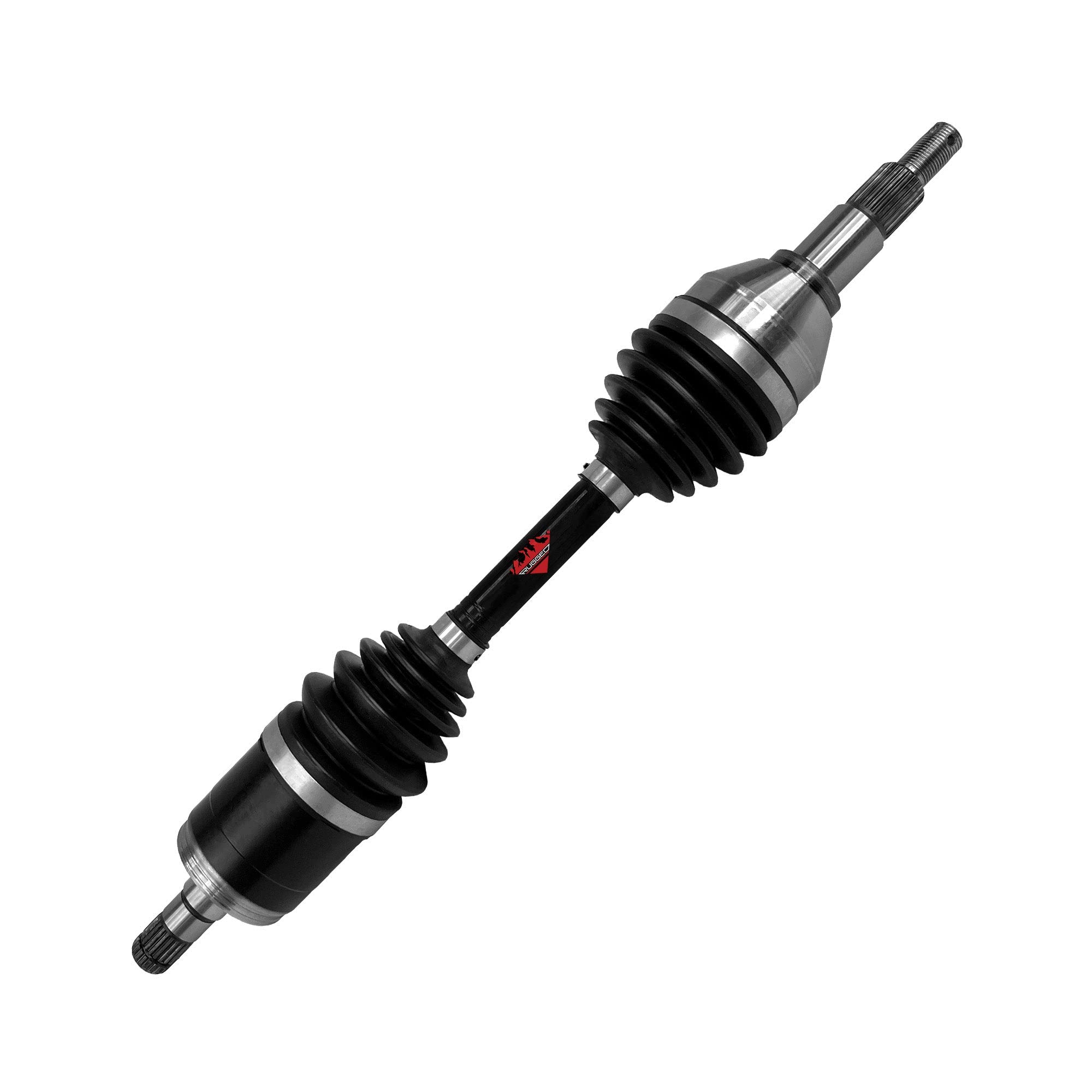 Front Left Rugged Performance Axle for (2019-22) Can Am Outlander/Renegade, Stainless-Steel Clamps Coated for Protection & Machined Heat Treated for Long Life, Easy nstall OEM: 705402235, 705402237