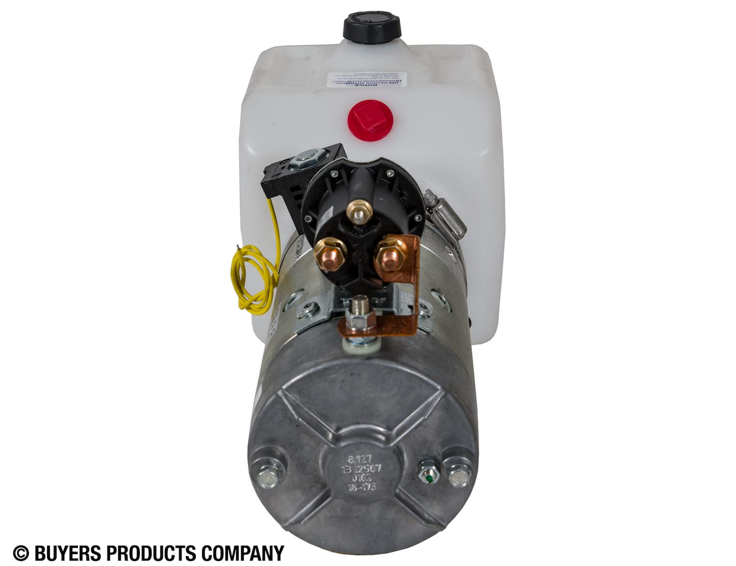 3-Way Buyers Products PU319 Hydraulic Power Unit-Electric Controls Horizontal 0.75 Gallon Poly Reservoir, Commonly Used With Snow Plows & Dump Body Trucks
