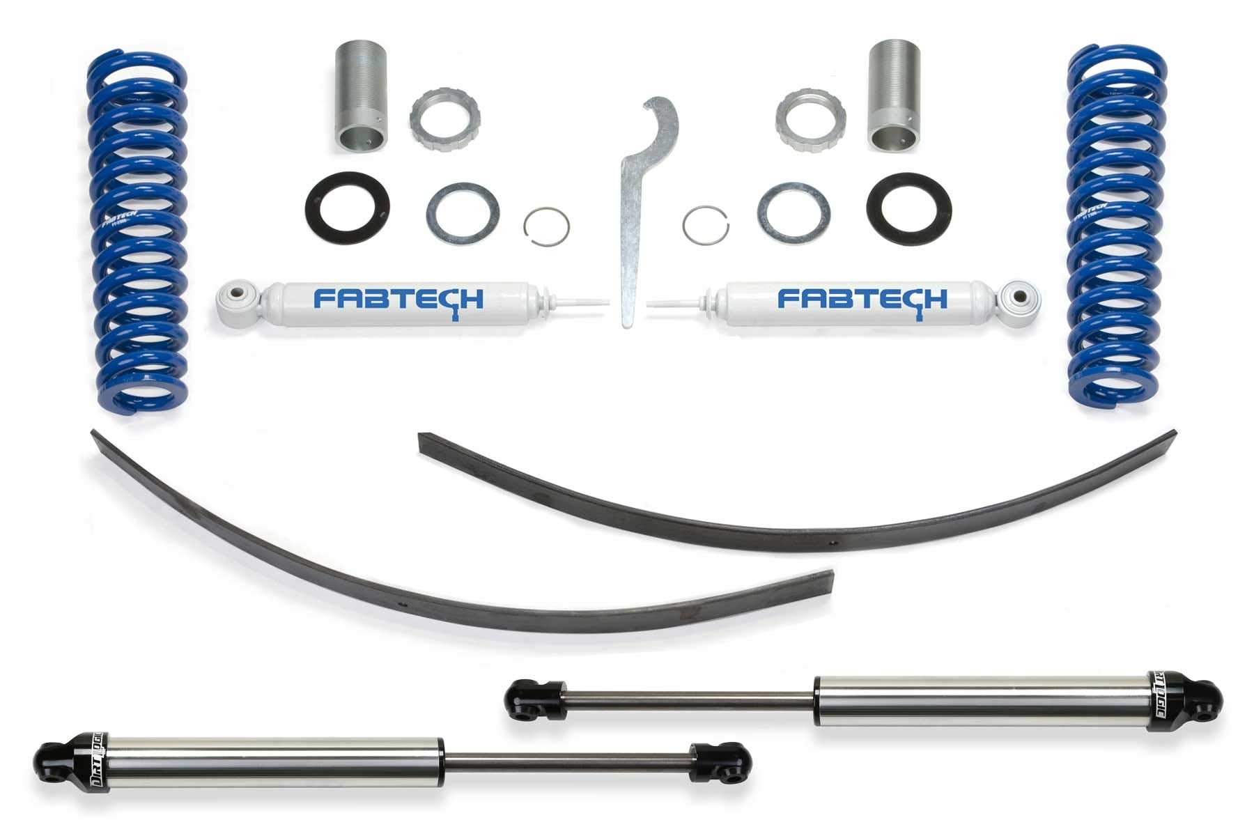 K7015DL Fabtech Basic Coilover System