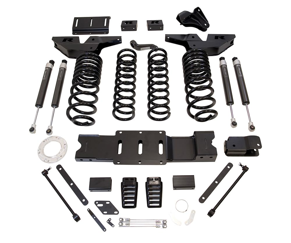 6'' Lift Kit ReadyLIFT 49-19610 with Falcon Shocks and Crossmember Standard Output Diesel Motor For Dodge/Ram 2500 4WD