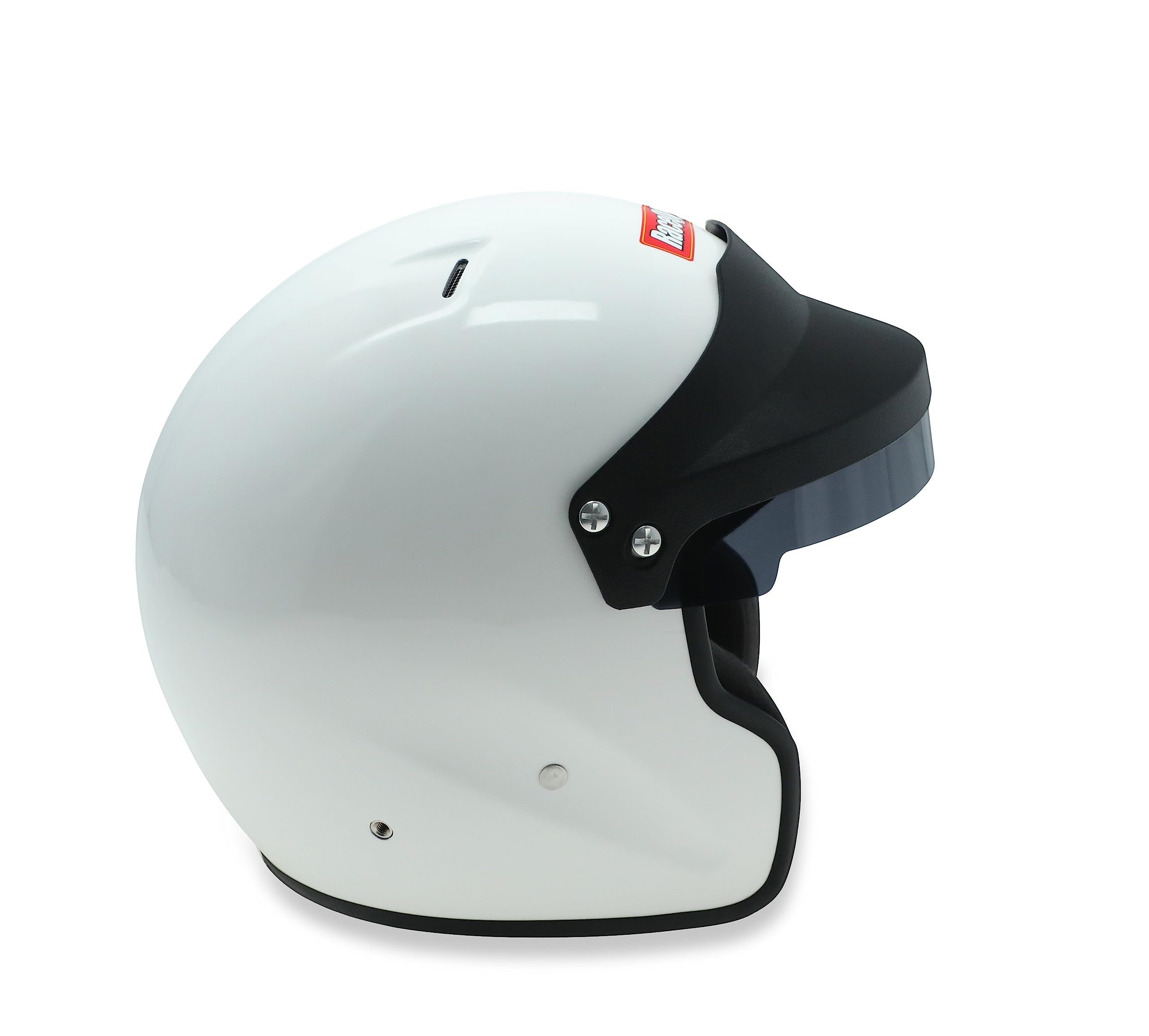 Open Face Helmet RaceQuip OF20 Series Snell SA-2020 Rated Gloss White X-Large 256116