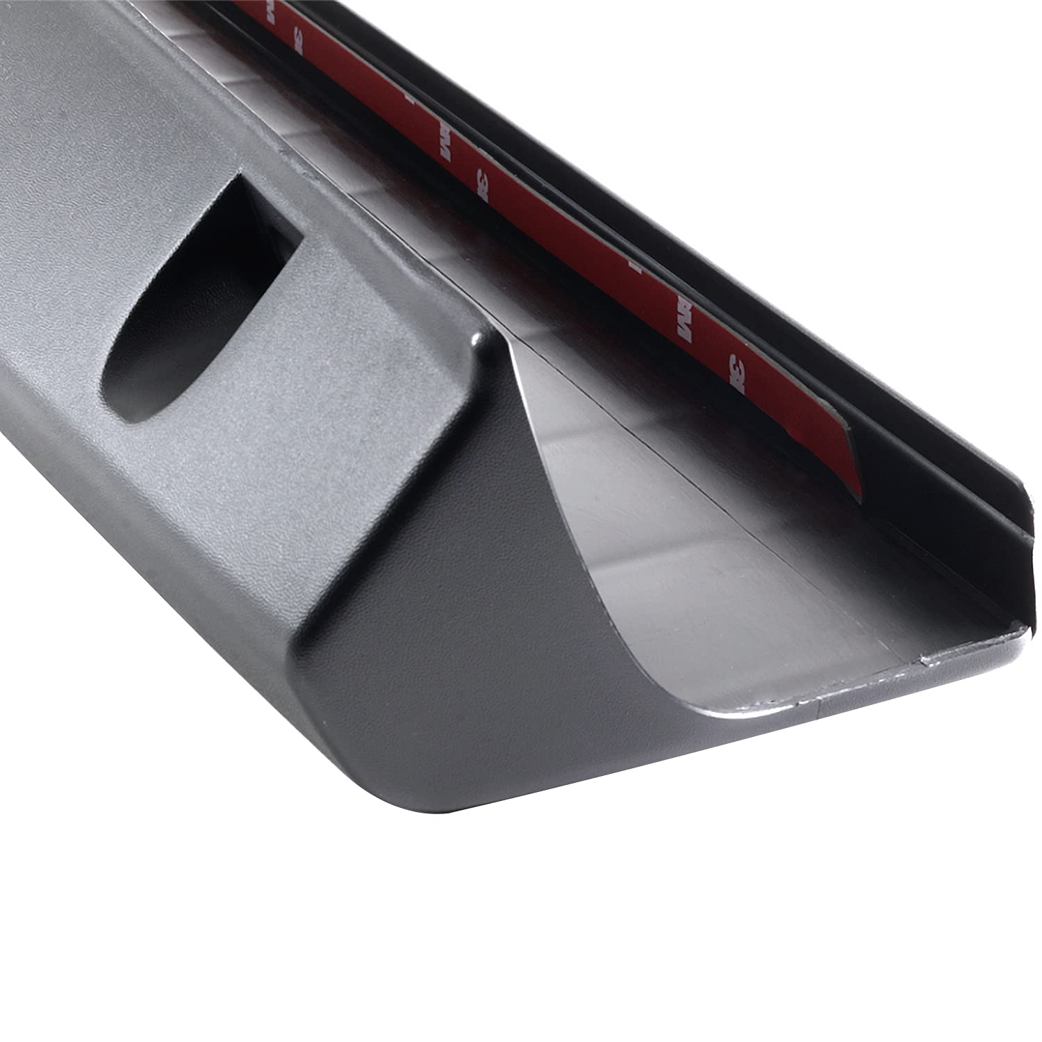Black ABS Tailgate Molding Protector Spoiler Cover Spec-D Tuning Compatible with 2003-2009 Dodge Ram 2500 3500