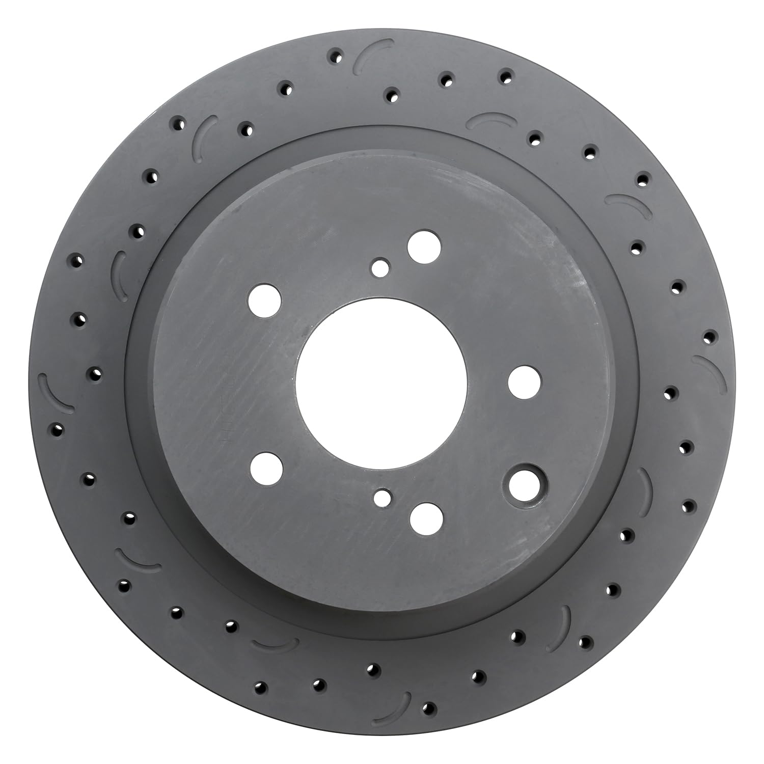 Talon Cross-Drilled and Slotted Vented Rotor, Hawk Performance Brakes, 11.69 in. Diameter, 2.56 in. Height