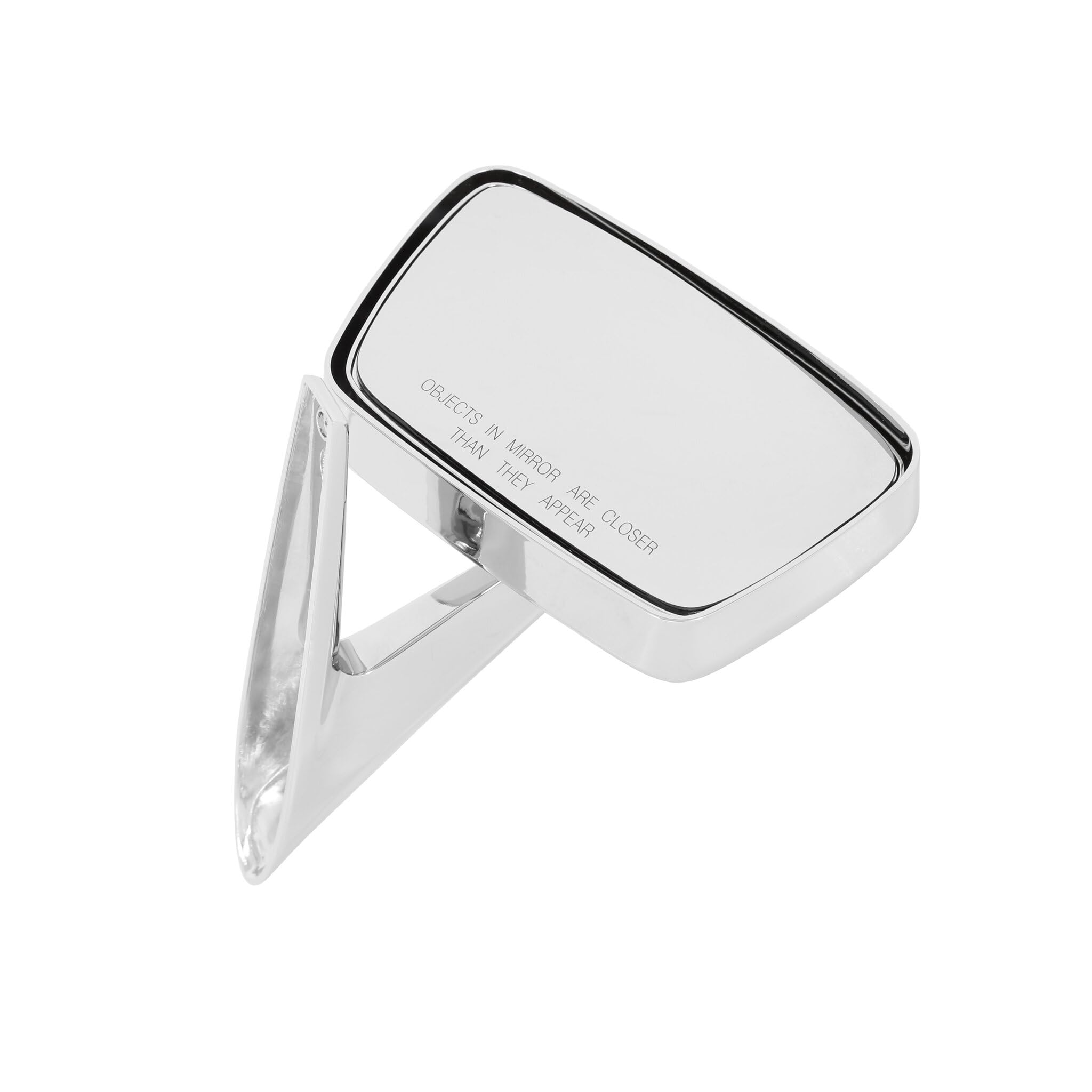 Scott Drake Remote Control Chrome Mirror RH (Dummy Remote) with Convex Glass, Compatible with 1967-1968 Ford Mustang, Model C8AZ-17696-CR