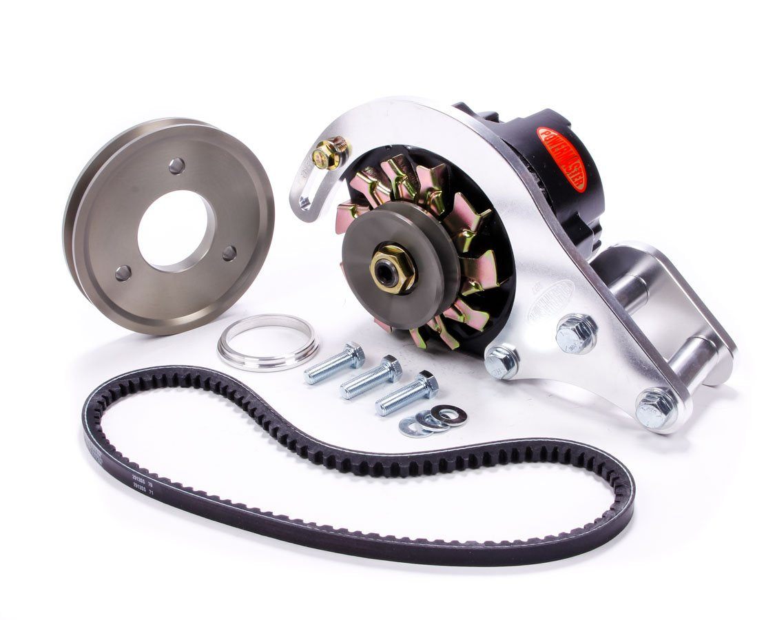 Alternator Kit Powermaster Pro Series Low Mount [BBC] w/8062 100A Alt
