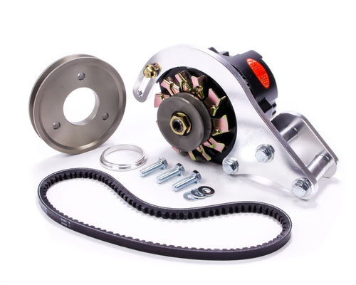 Alternator Kit Powermaster Pro Series Low Mount [BBC] w/8062 100A Alt