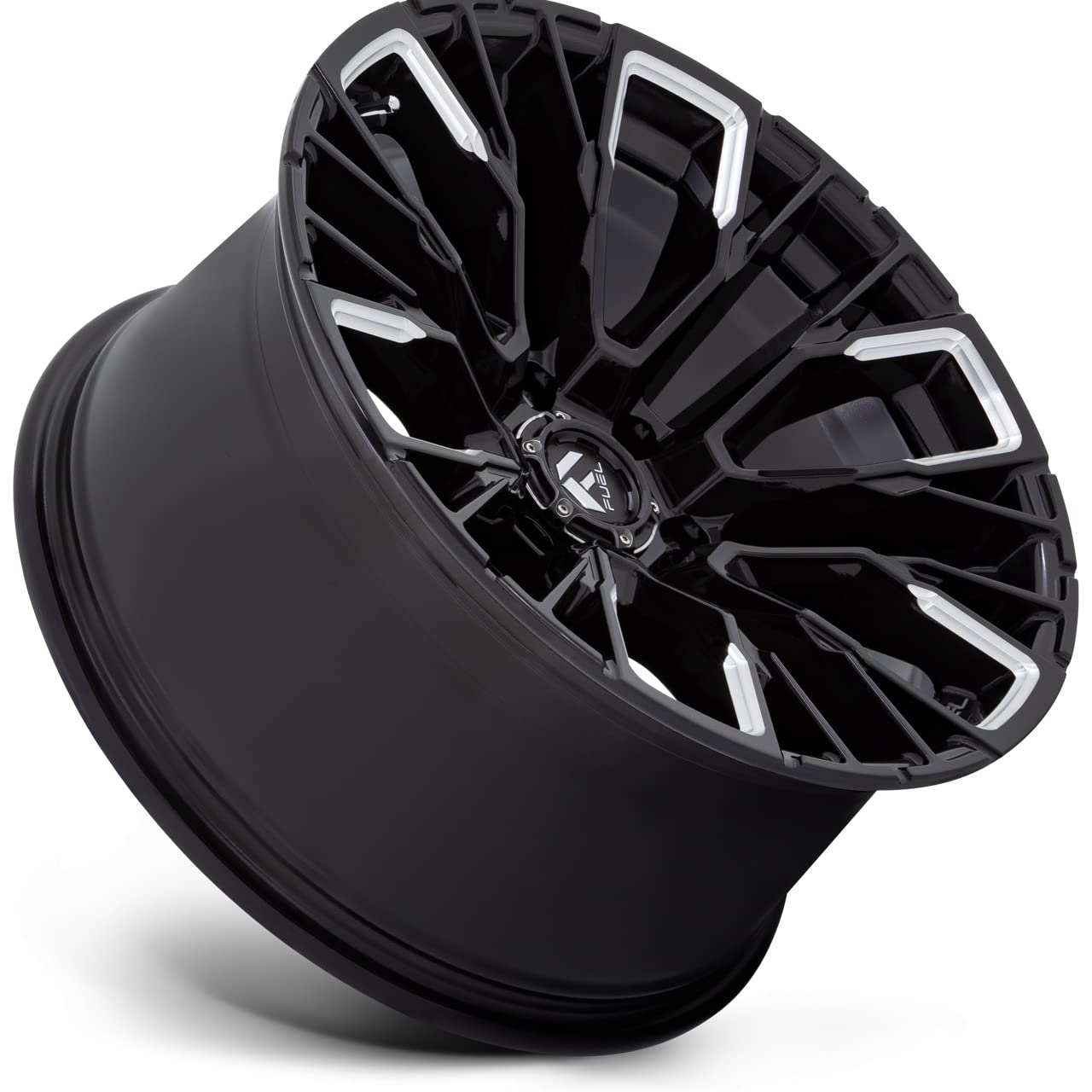 1PC Fuel D849 20X10 6X5.5 G-BLK-MILL -18MM - D84920008447