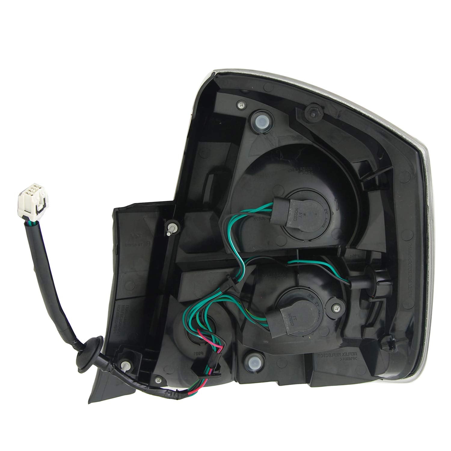 Left TYC Tail Light Assembly Compatible with 2010-2012 Nissan Sentra