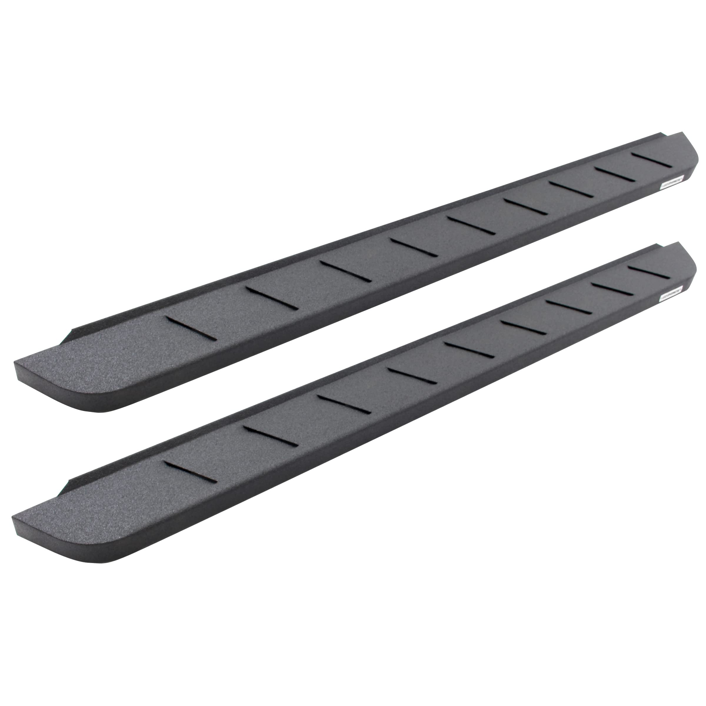 RB10 Running Board Go Rhino, Brackets, 1 Pair Drop Steps | Galvanized Steel, Protective Bedliner Coating | 6341778020T | Fits 2015-2024 Ford F-150 Super Cab; 2017-2023 Ford F-250/F-350 Super Cab