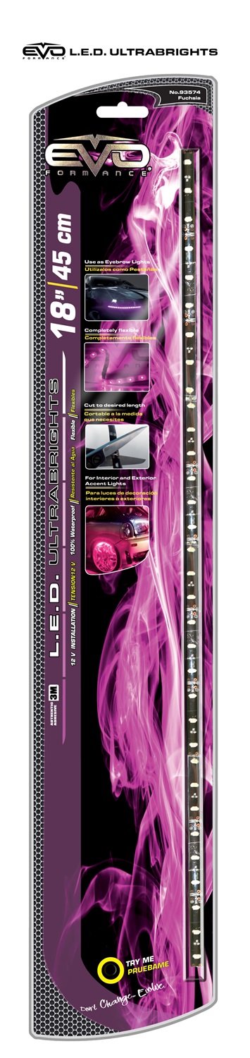 EVO Formance CIPA 93574 LED Ultrabrights Light, 50cm, Fuchsia