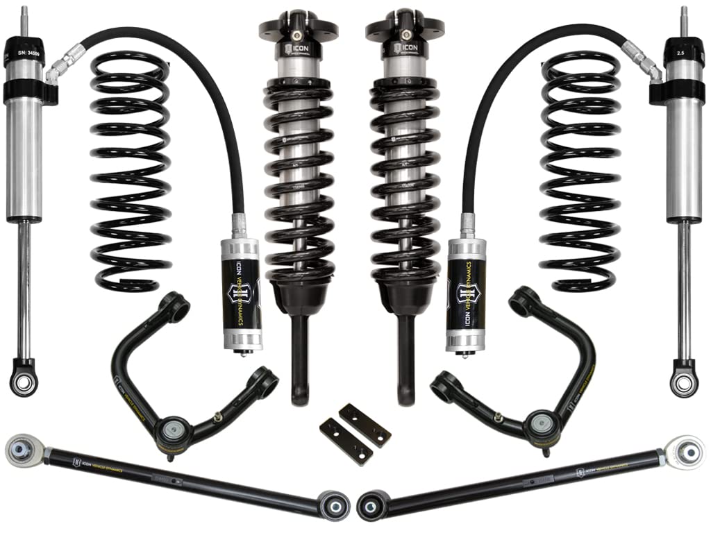 0-3.5" Lift Stage 4 Suspension System, ICON Tubular UCA, Compatible with 10-Up 4Runner/FJ Cruiser, K53064T