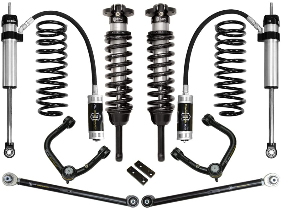 0-3.5" Lift Stage 4 Suspension System, ICON Tubular UCA, Compatible with 10-Up 4Runner/FJ Cruiser, K53064T