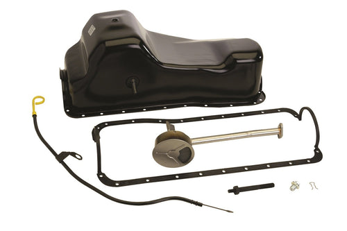 Oil Pan Kit Ford Racing M6675A460, Includes Rear Sump, 6 Quart