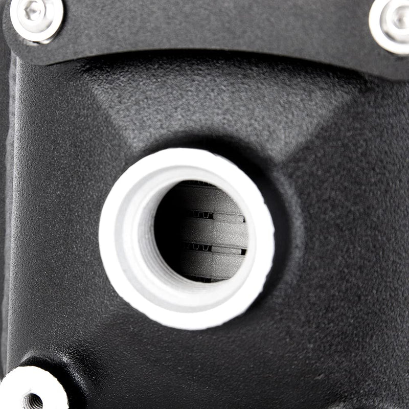 Mishimoto Universal Air-to-Water Intercooler MMINT-A2W-SP-1, Single-Pass Coolant Flow, 500HP - Same Side Inlet/Outlet