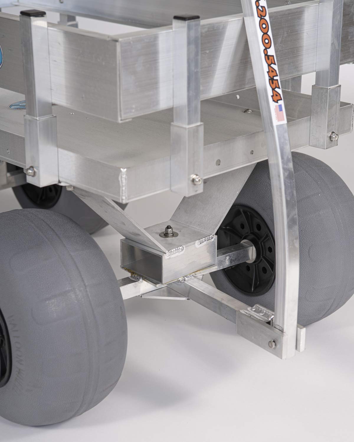 Kahuna Beach & Junior Fishing Wagon-Rod Holders-Walls-Balloon Sand Tires-Made in The USA!