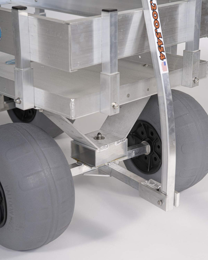 Kahuna Beach & Junior Fishing Wagon-Rod Holders-Walls-Balloon Sand Tires-Made in The USA!