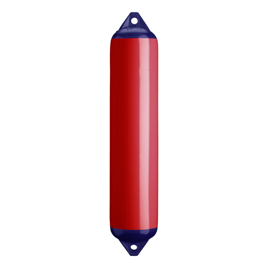 F-4 Standard Polyform Boat Fender Blue Ropehold - Classic Red