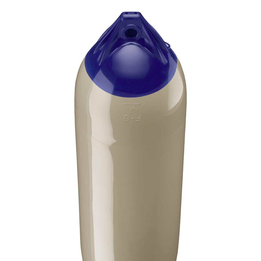 F-6 Standard Polyform Boat Fender Blue Ropehold - Sand