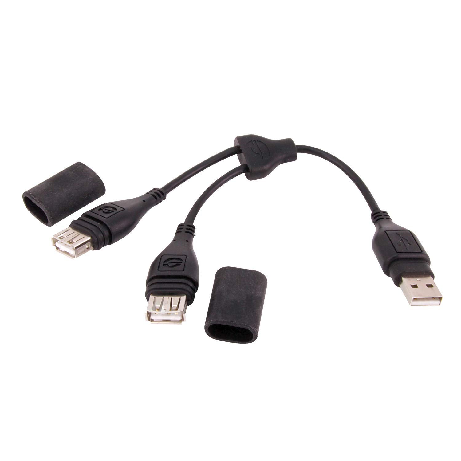 USB Cable Optimate O-110, Y-Splitter with Weatherproof Connection System