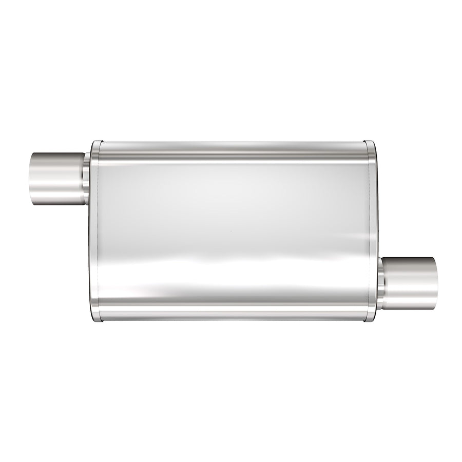 Performance MagnaFlow Exhaust Muffler 13266: XL 4 X 9in., Oval, Multi-Chamber