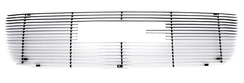 Horizontal T-Rex 21200 Polished Aluminum Billet Grille Overlay with Logo