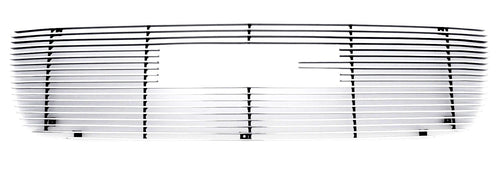 Horizontal T-Rex 21200 Polished Aluminum Billet Grille Overlay with Logo