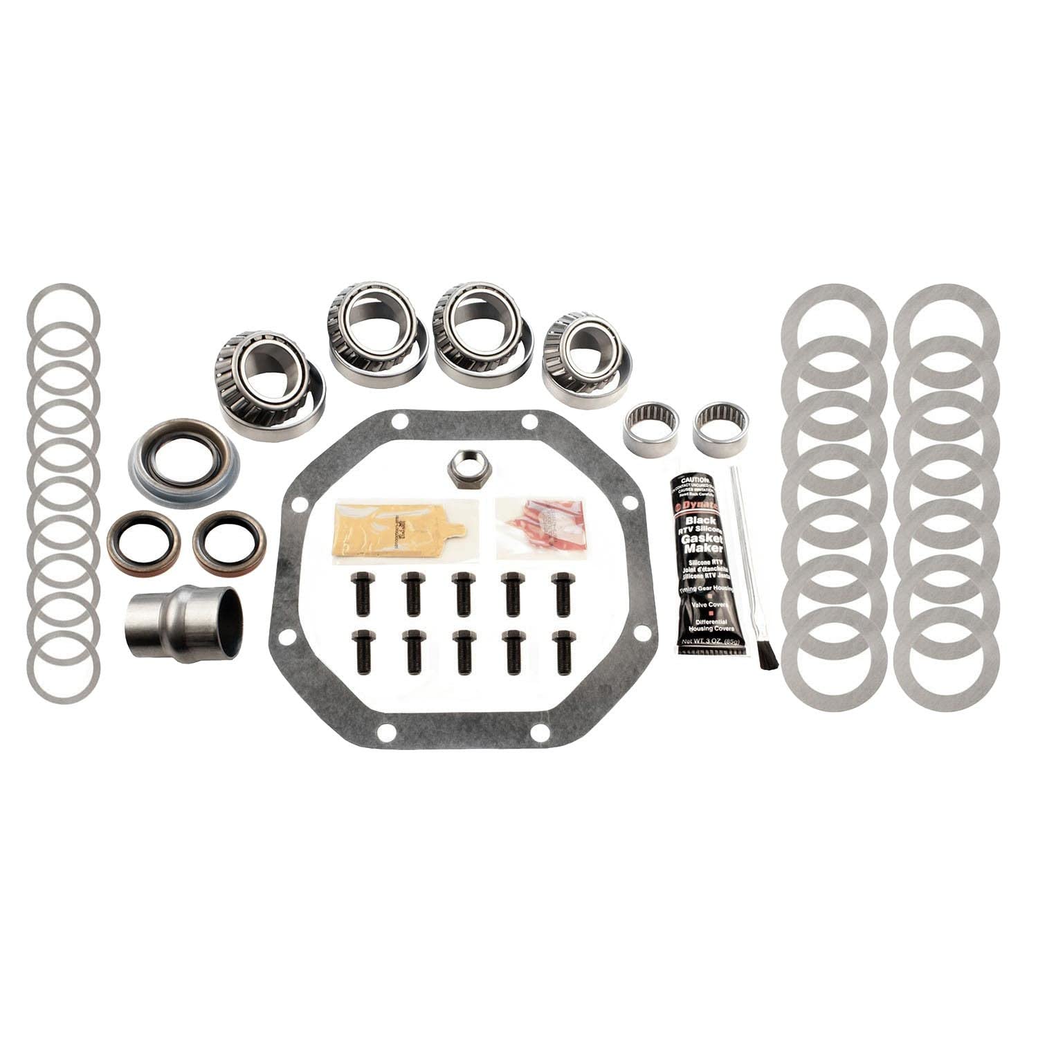Differential Installation Kit, Richmond Gear Bearings/Crush Sleeve/Gaskets/Hardware/Seals/Shims/Thread Locker, Chevy Corvette 1963-79, Kit