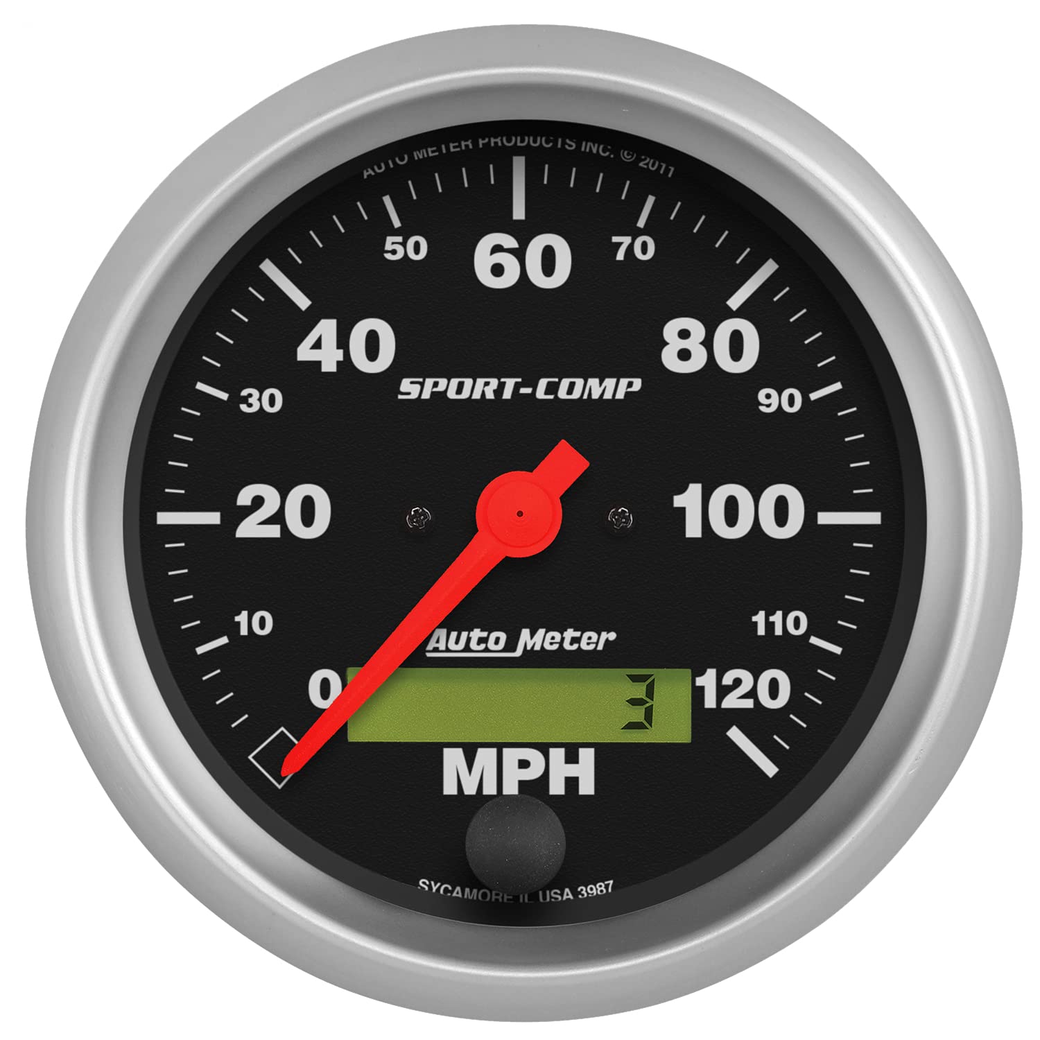 Auto Meter Sport-Comp 3987 Electric Programmable Speedometer
