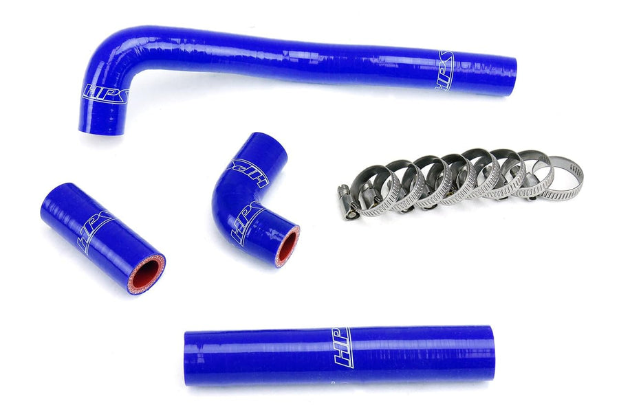 Blue HPS 57-1367-BLUE Reinforced Silicone Radiator Hose Kit for Kawasaki 88-04 KX500