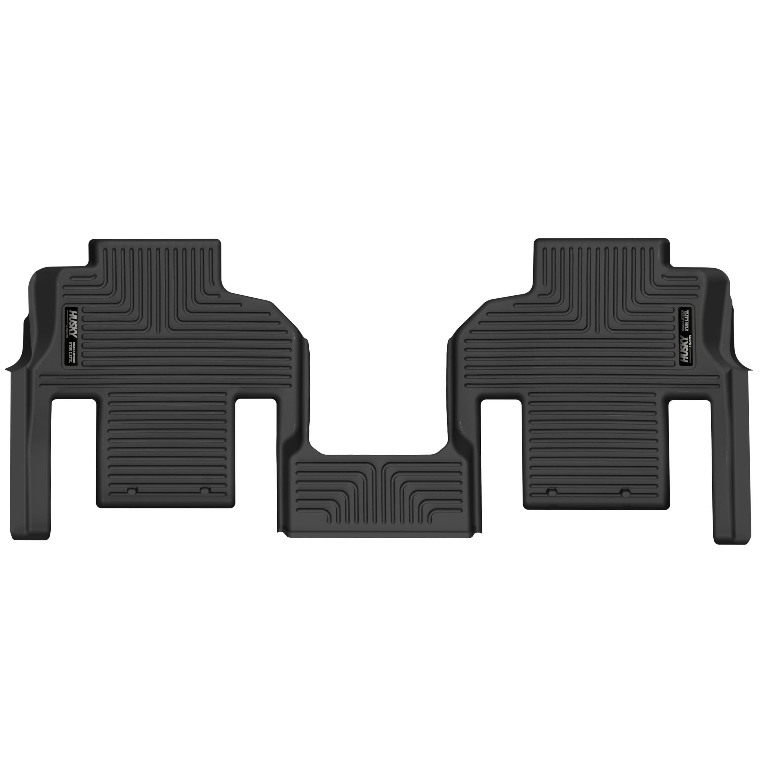 Husky Liners Floor Mats X-act Contour | Fits 2022-2024 Jeep Wagoneer w/2nd Row Bucket Seats | 2nd Row, 1-pc Black - 51411