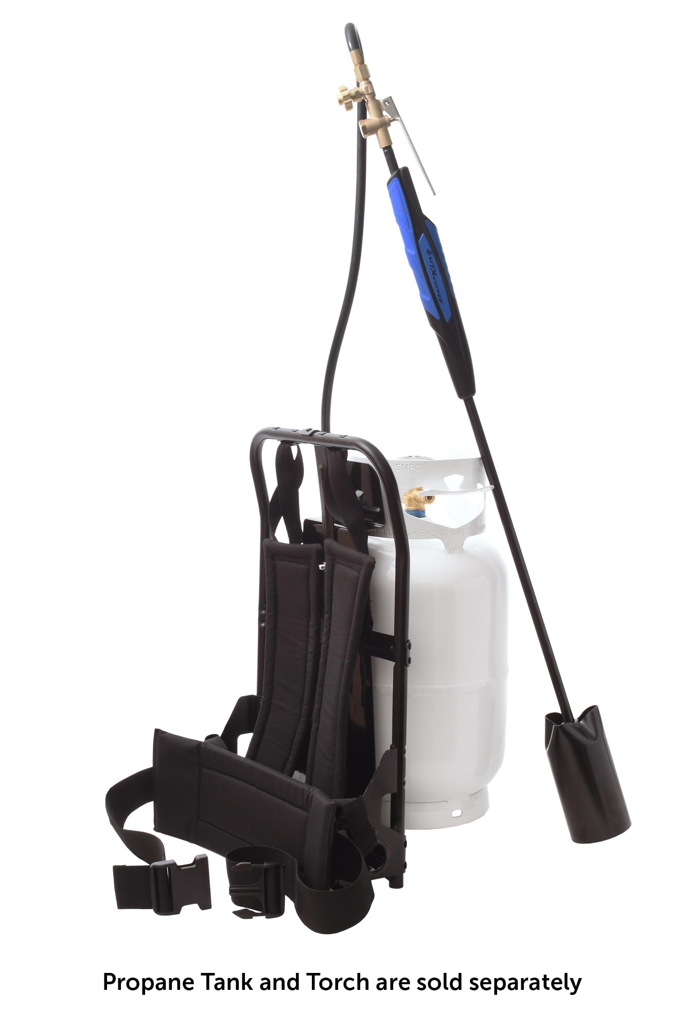 Flame King Alice Frame Propane Tank Backpack Carrier for 10LB Cylinder and Weed Torch