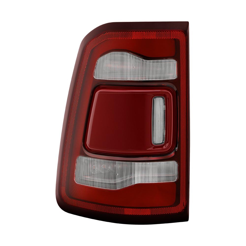 Dodge Ram 1500 Limited/Longhorn/Laramie Spyder (POE) LED Tail Light - OE Red Clear Left (Fit Blind Spot Sensor Module Not Included)
